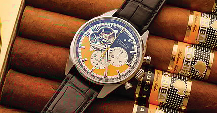 Zenith Chronomaster Open 55th Anniversary Cohiba Promo