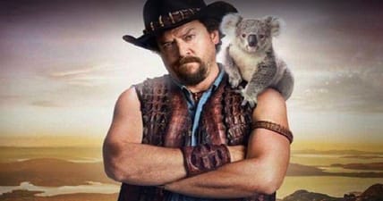 Still from Crocodile Dundee: The Son of a Legend Returns Home