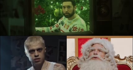 Top: Eminem. Bottom left