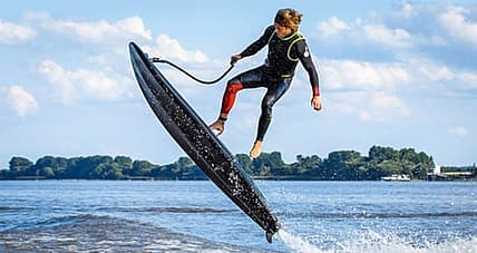 Lampuga's Boost is the fastest electric surfboard (Photo: Sashay)