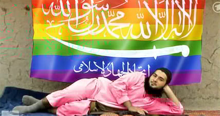 ISIS Twitter hacked with pro-gay images. (Image: Twitter)