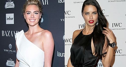 Kate Upton and Adriana Lima