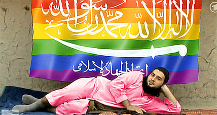 ISIS Twitter hacked with pro-gay images. (Image: Twitter)