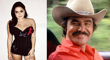 Ariel Winters and Burt Reynolds