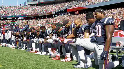 New England Patriots protest