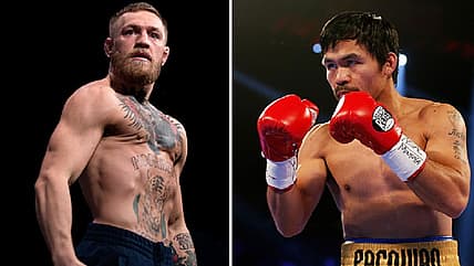 Conor McGregor and Manny Pacquiao