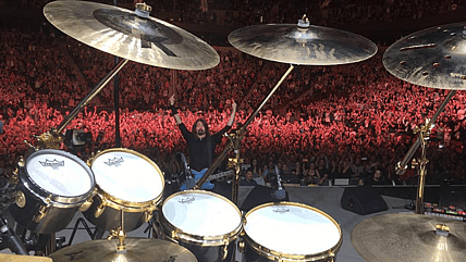 View from Foo Fighters stage