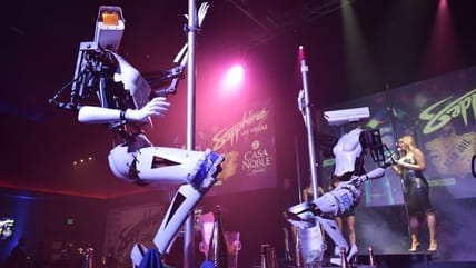 Pole-dancing robots at CES
