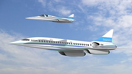 Boom airliner