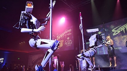 Pole-dancing robots at CES