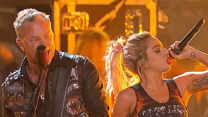 Metallica with Lady Gaga