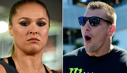 Gronk and Ronda Rousey