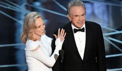 Faye Dunaway and Warren Beatty