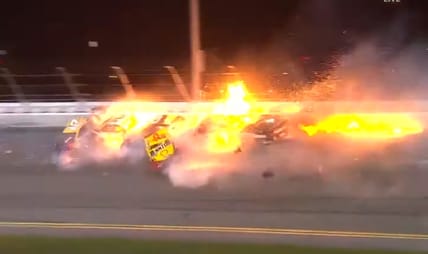 2021 Daytona 500 Crash