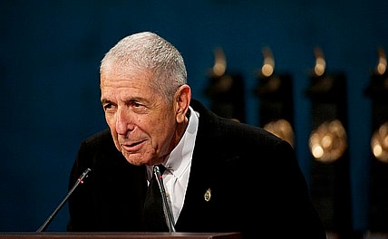 Leonard Cohen in 2011 Getty