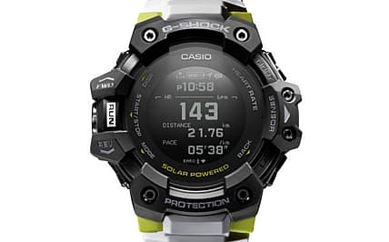 New G-Shock Move featuring the line's first heart sensor.