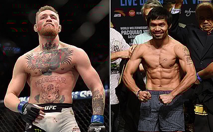 Conor McGregor and Manny Pacquiao