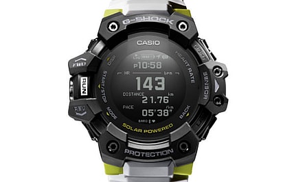 New G-Shock Move featuring the line's first heart sensor.