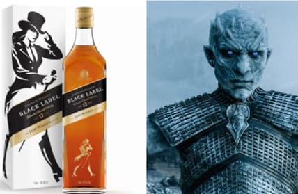 Johnnie Walker and a White Walker