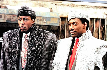 Arsenio Hall and Eddie Murphy in Coming to America