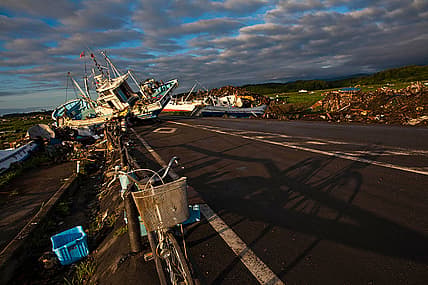 Tsunami aftermath 2011 AP