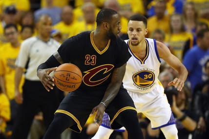 curry lebron getty