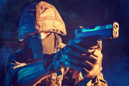 military gun
