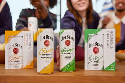 Jim Beam Packaging Closeup