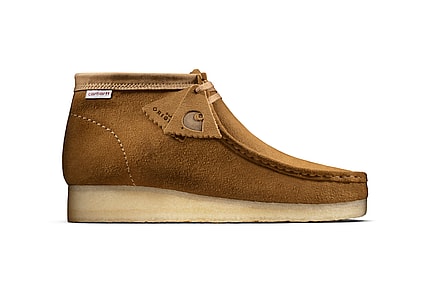 Clarks Originals x Carhartt WIP Wallabee Brown Combi Side Final