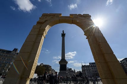 Roman arch trafalgar getty
