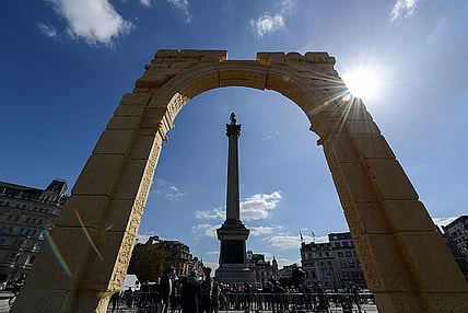 Roman arch trafalgar getty