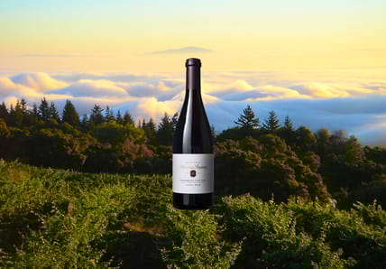 Red wine from the Santa cruz mountains.