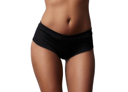 woman in panties