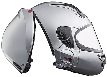 Vozz RS 1.0 rear-entry motorcycle helmet