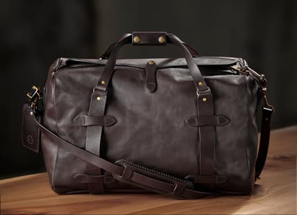 Filson's Weatherproof Collection Medium Duffle (front view) $950.jpg