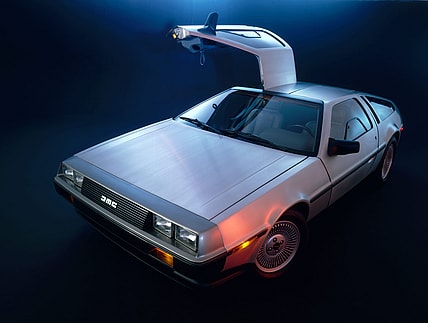 Delorean open door