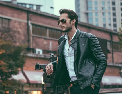 leather jacket