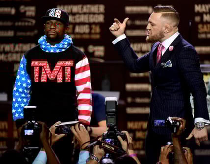 mcgregor mayweather presser