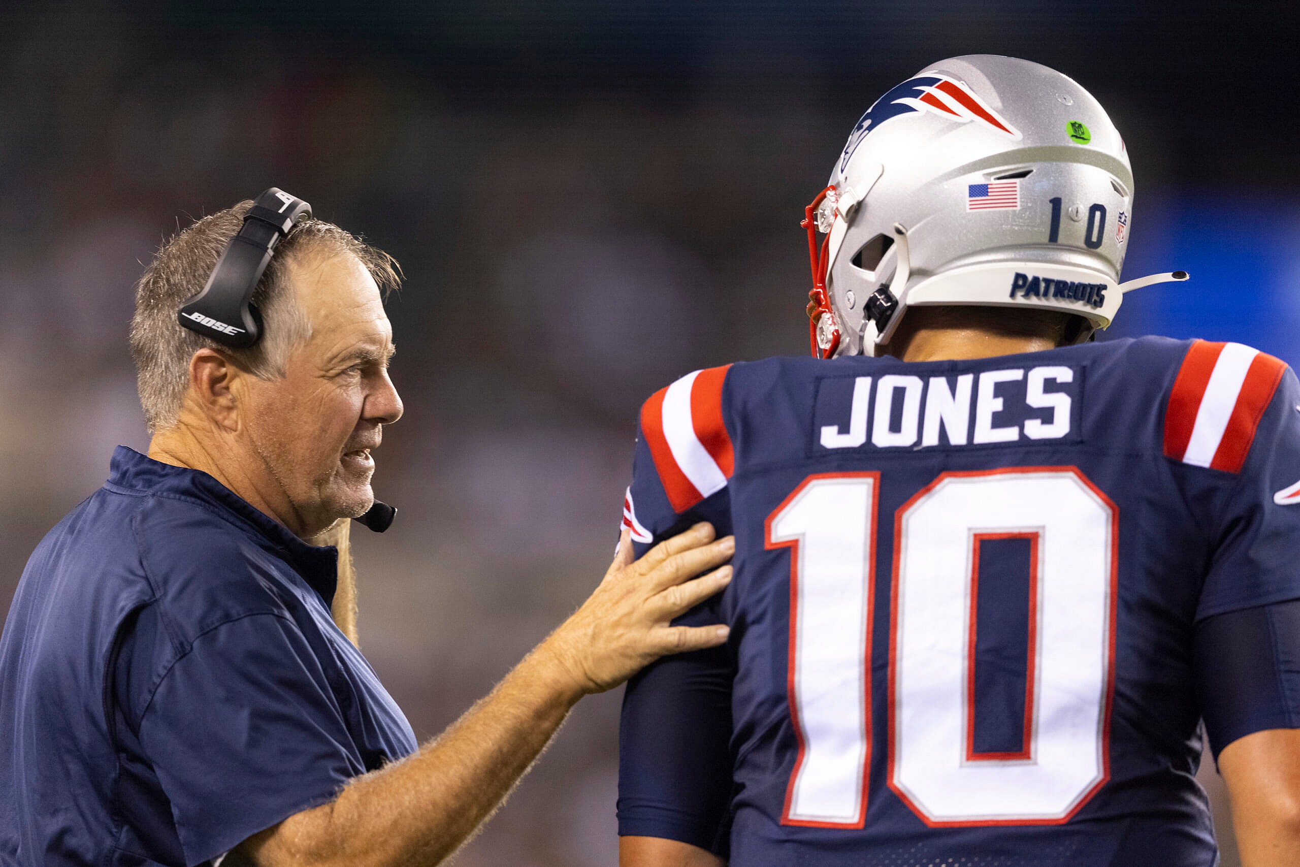 New England Patriots Bill Belichick Mac Jones