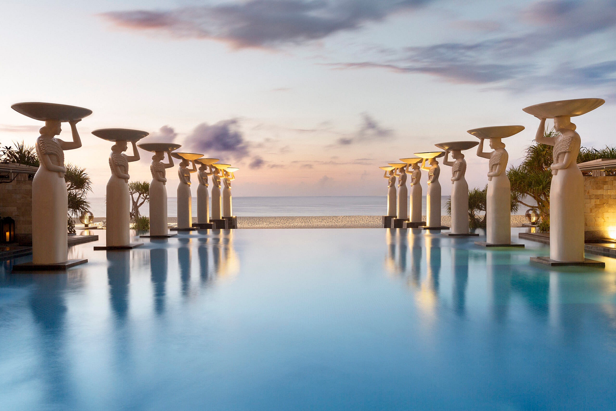 the oasis pool The Mulia & Mulia Villas | Bali, Indonesia