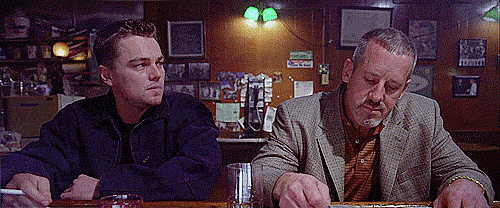 leo-glass-smash-the-departed Leo The Departed glass smash gif