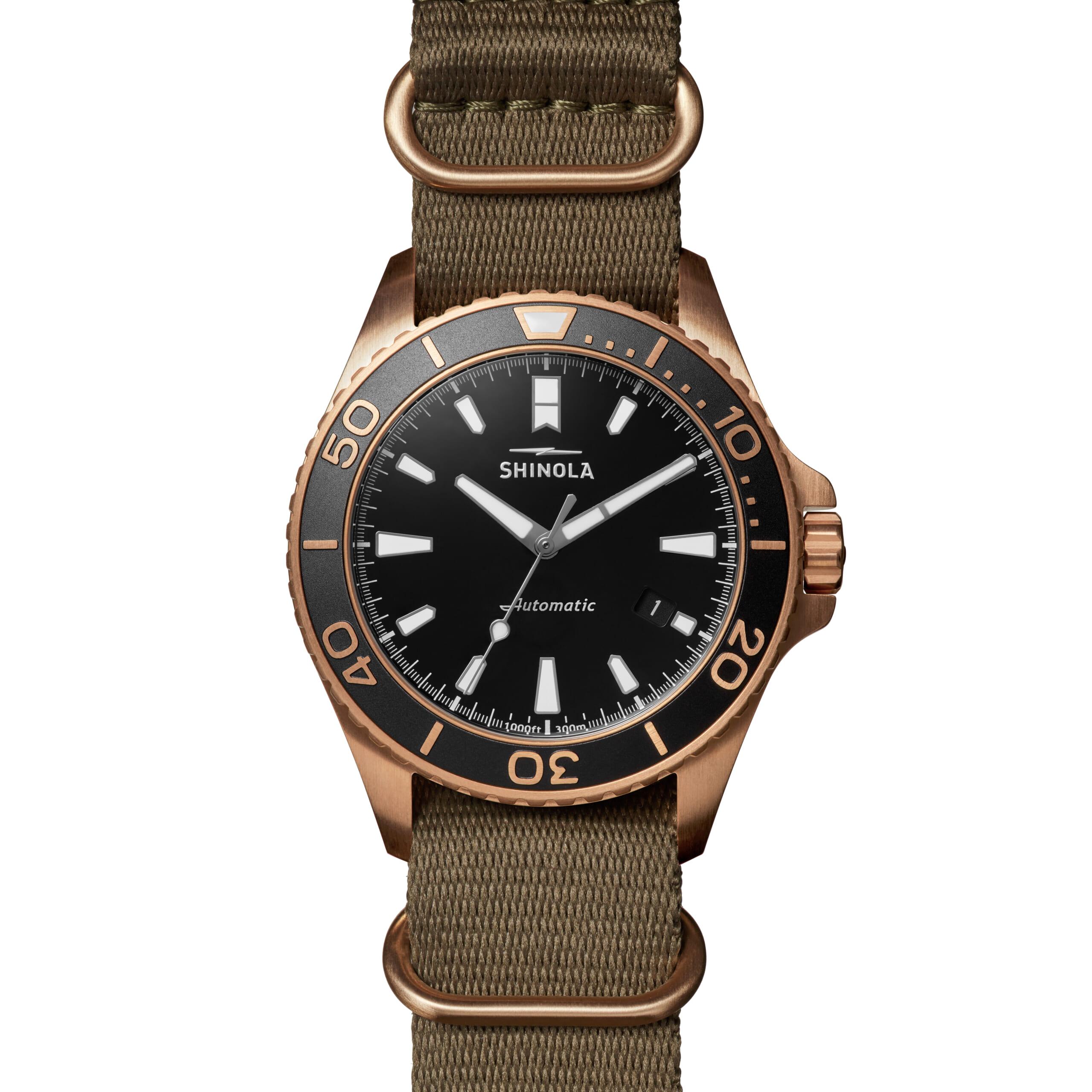 shinola bronze monster nato strap