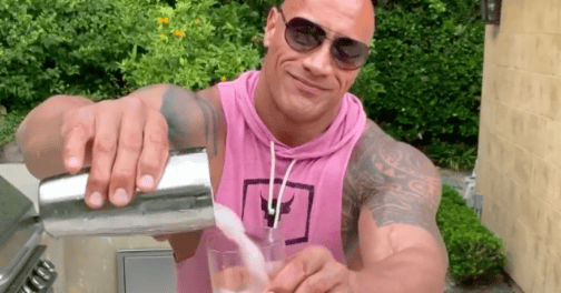 the rock teremana tequila instagram
