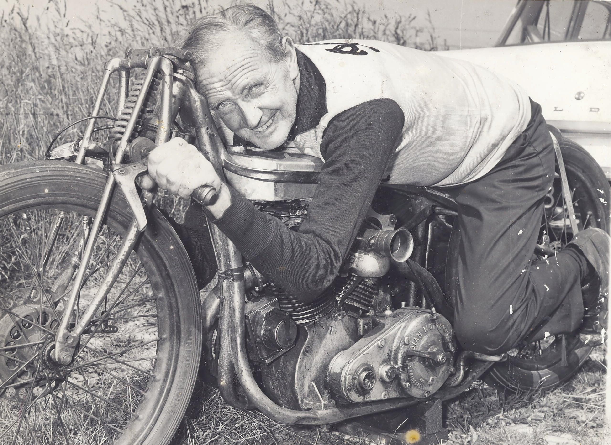 11-1962 Man and Bike