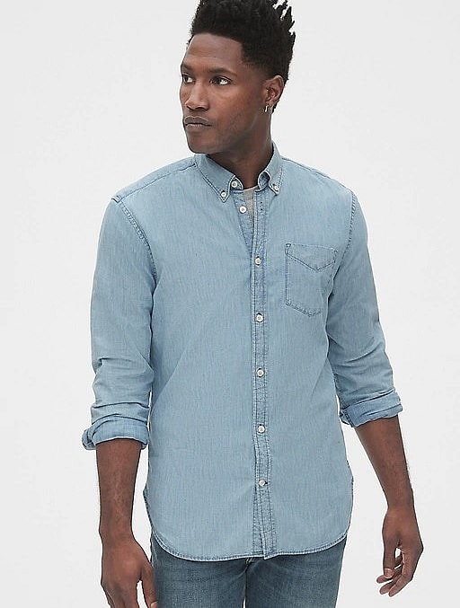 GAP Slim-Fit Denim Shirt