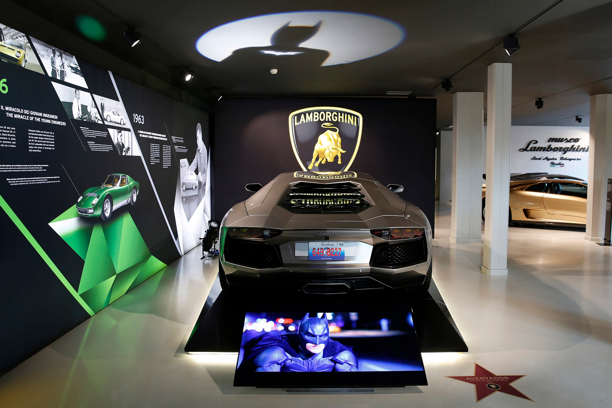 Lamborghini Batman exhibit