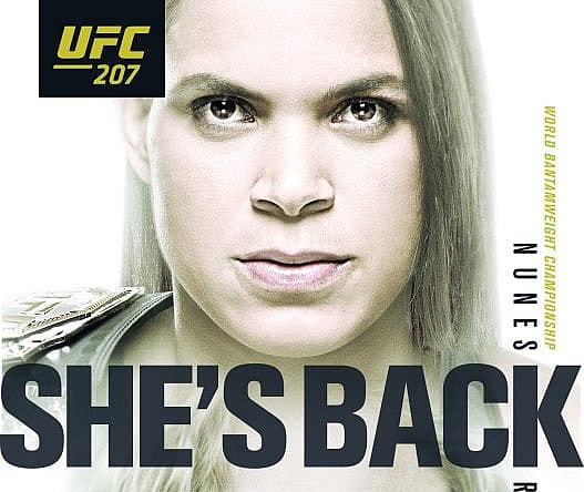 Nunes Rowdy fight poster UFC