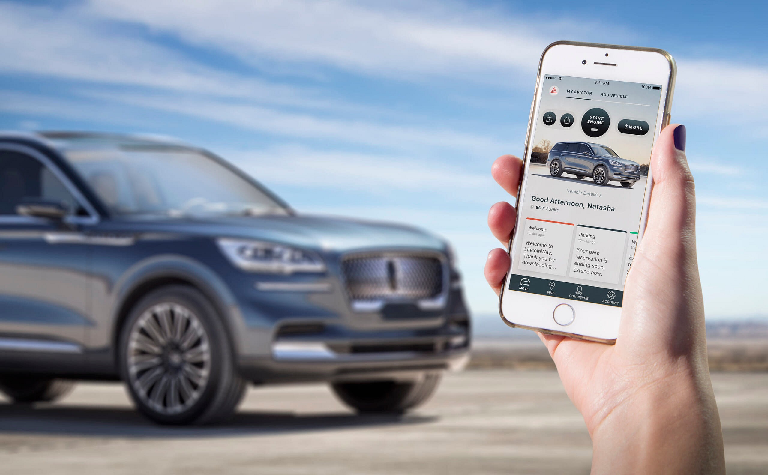 Lincoln-Aviator-Phone-as-a-Key