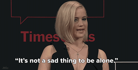 j-lawrence-alone Jennifer freakin' Lawrence