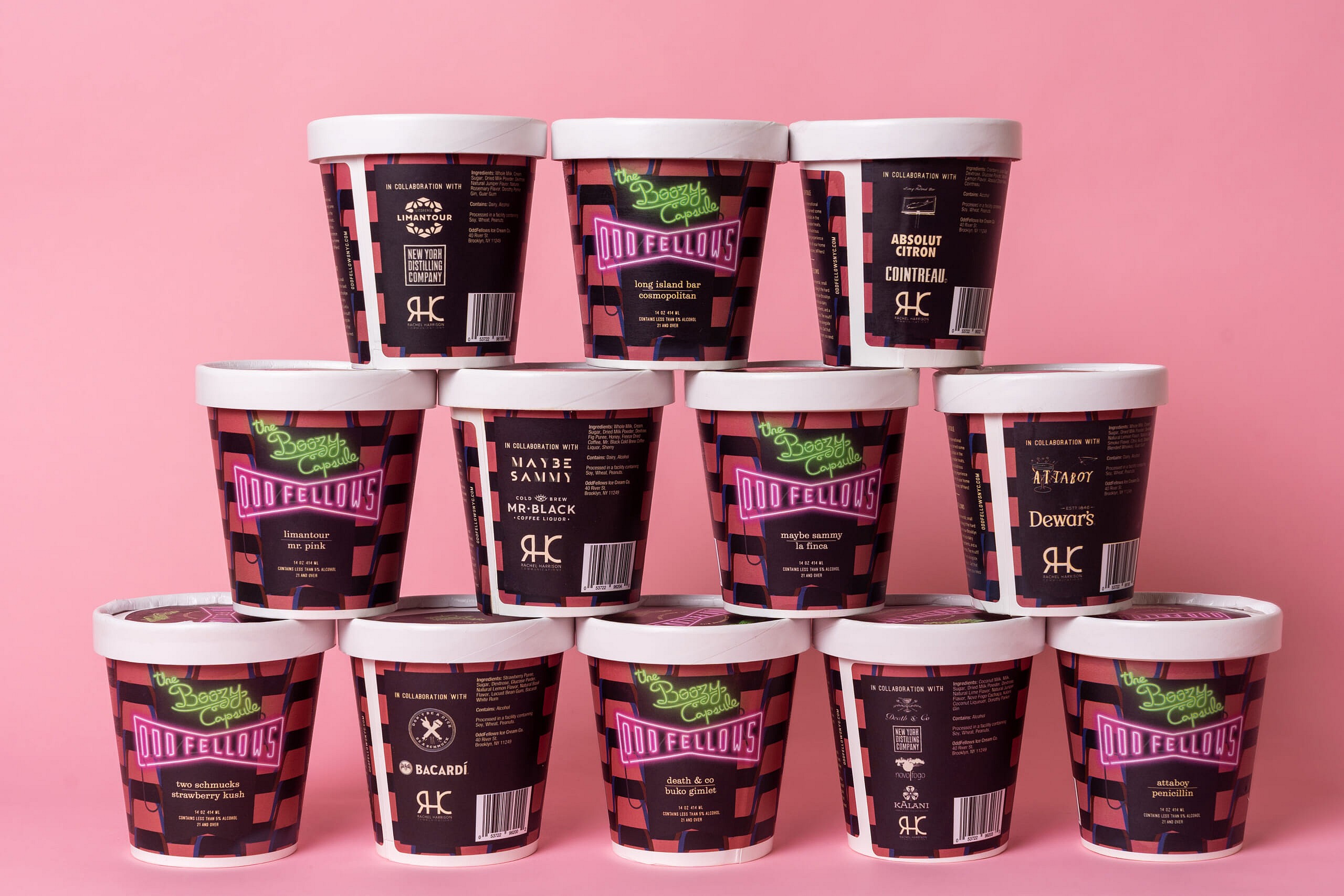 The Boozy Capsule - Group Shot Pyramid